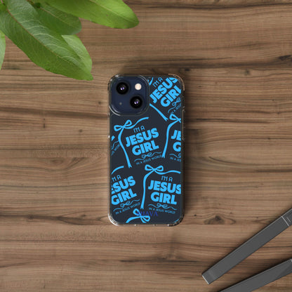 I'm a Jesus Girl Blue Case -Clear