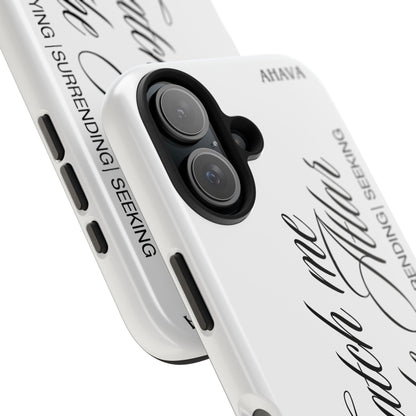 "Catch Me at the Altar" White Phone Case