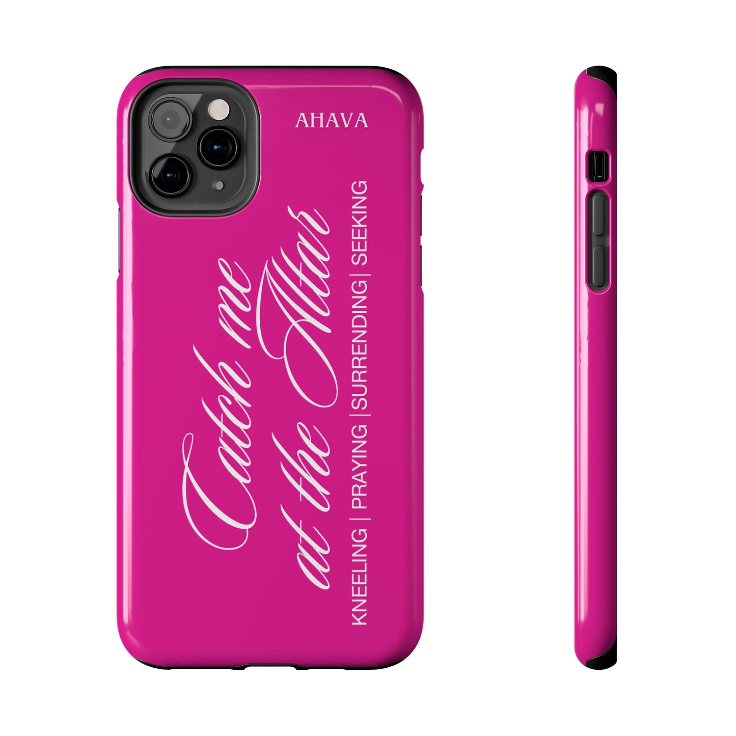 "Catch Me at the Altar" Hot Pink Phone Case