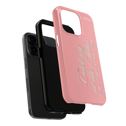 "Catch Me at the Altar" Dusty Rose Phone Case