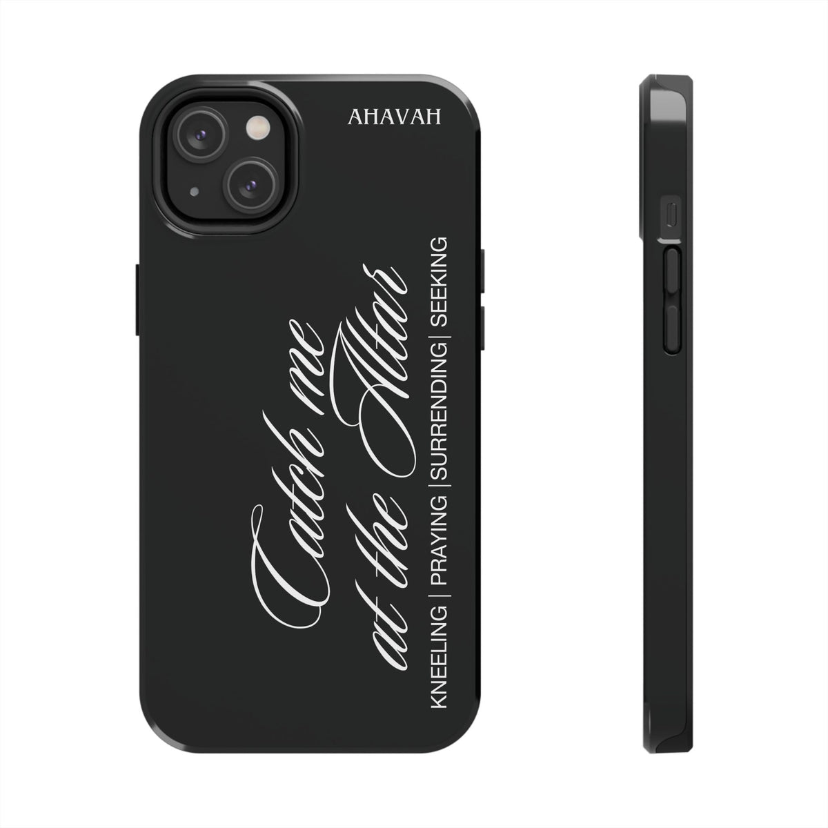 Catch Me at the Altar Black Phone Case