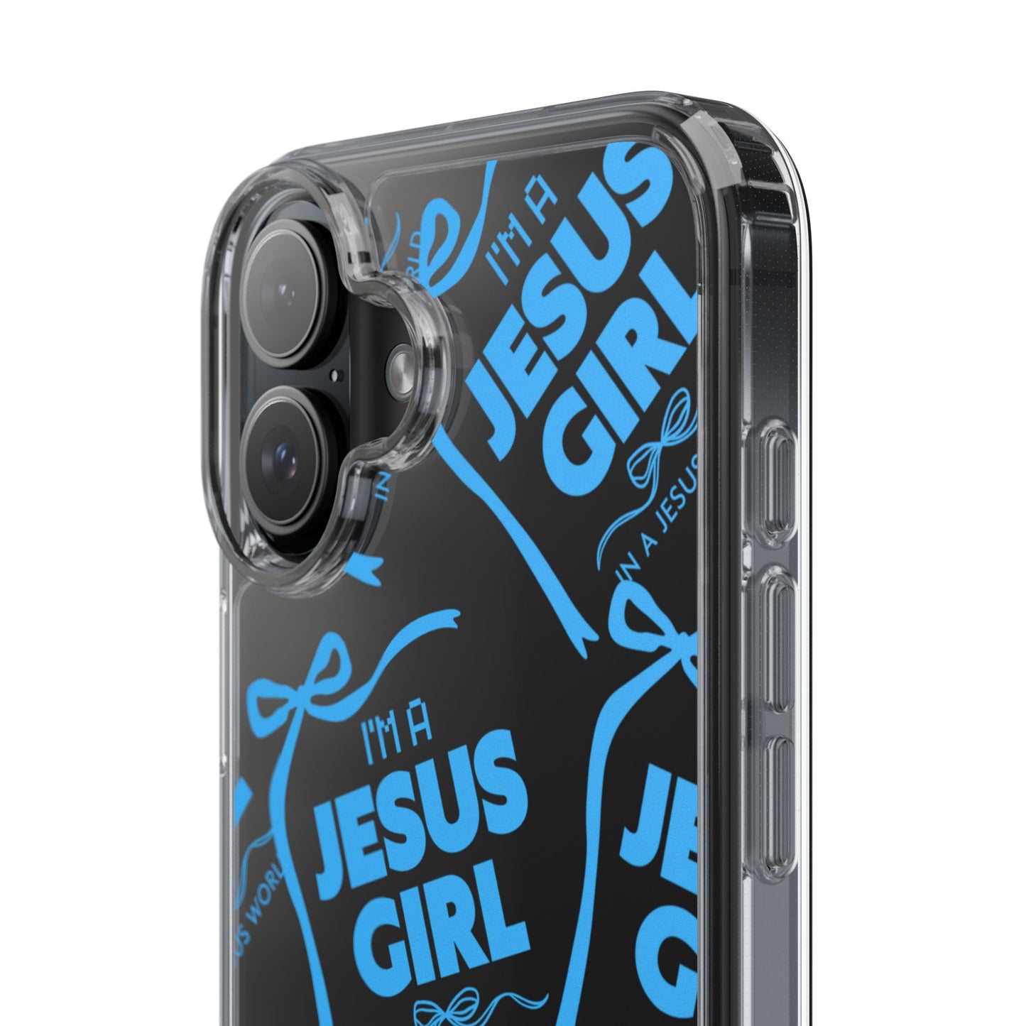 I'm a Jesus Girl Blue Case -Clear