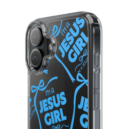 I'm a Jesus Girl Blue Case -Clear