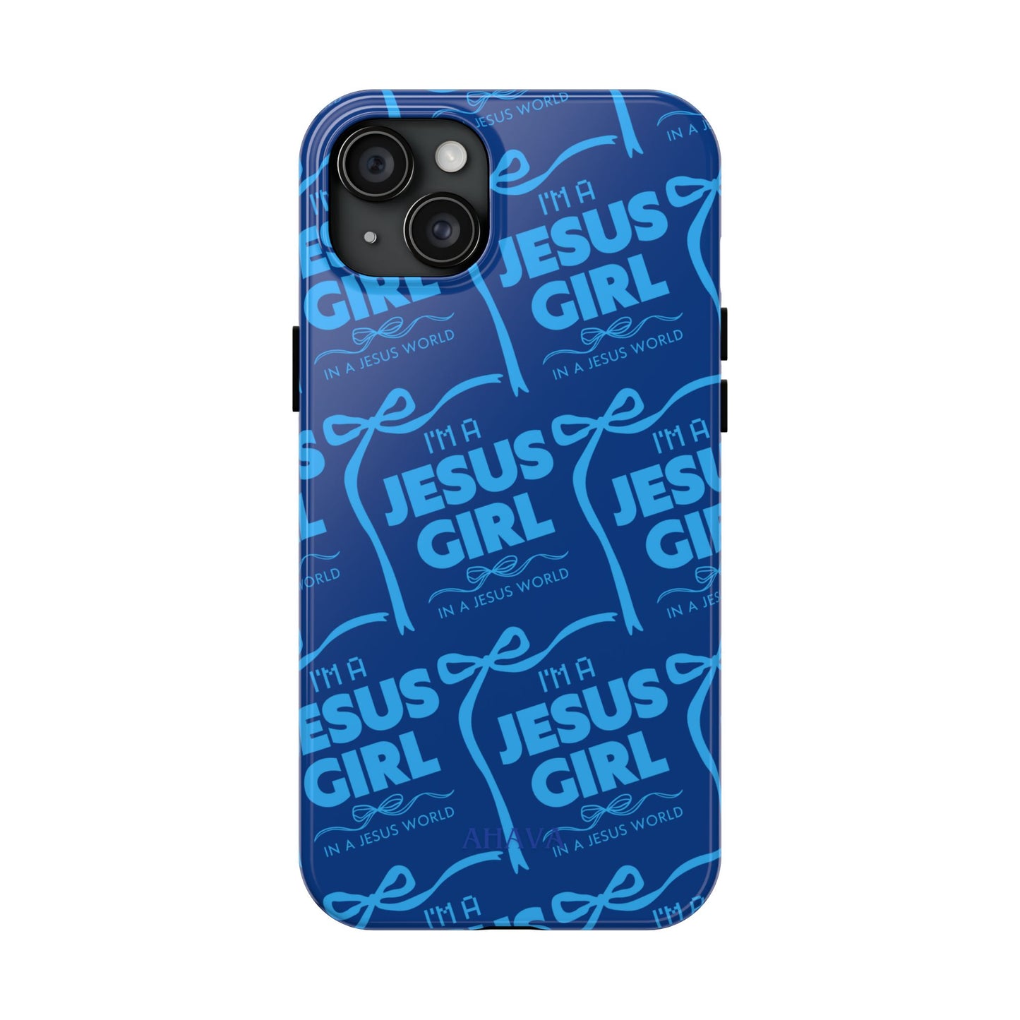 I'm a Jesus Girl Phone Case - Blue