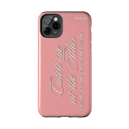 "Catch Me at the Altar" Dusty Rose Phone Case