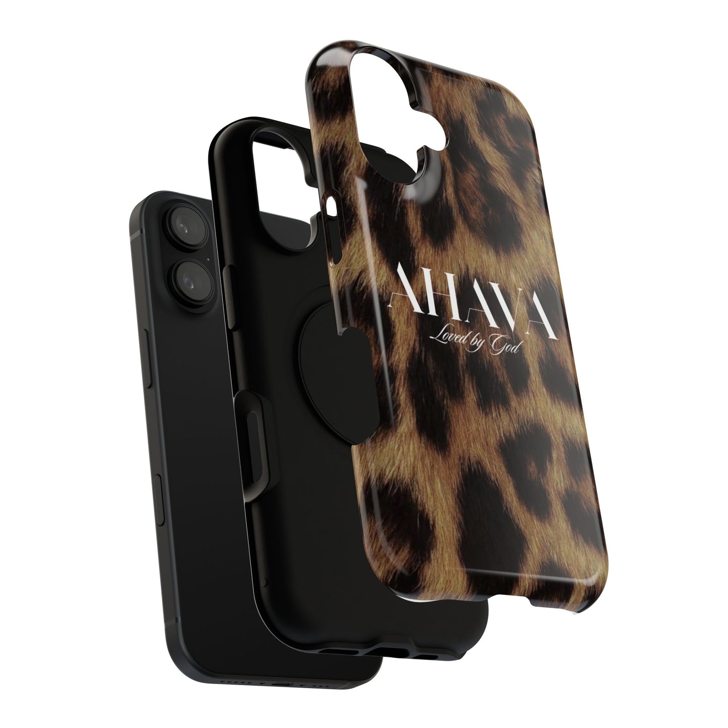 Leopard Print Ahava Phone Case