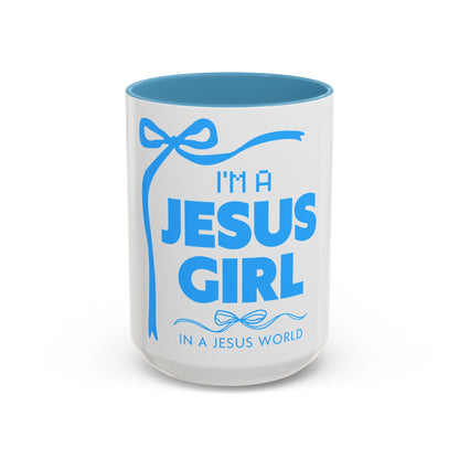I’m a Jesus Girl Mug - Blue
