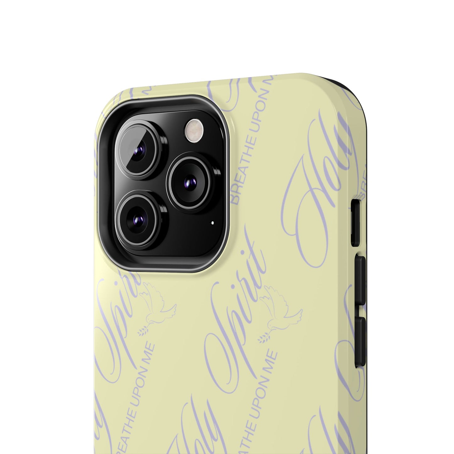 "Holy Spirit, Breathe Upon me" Buttercream Phone Case