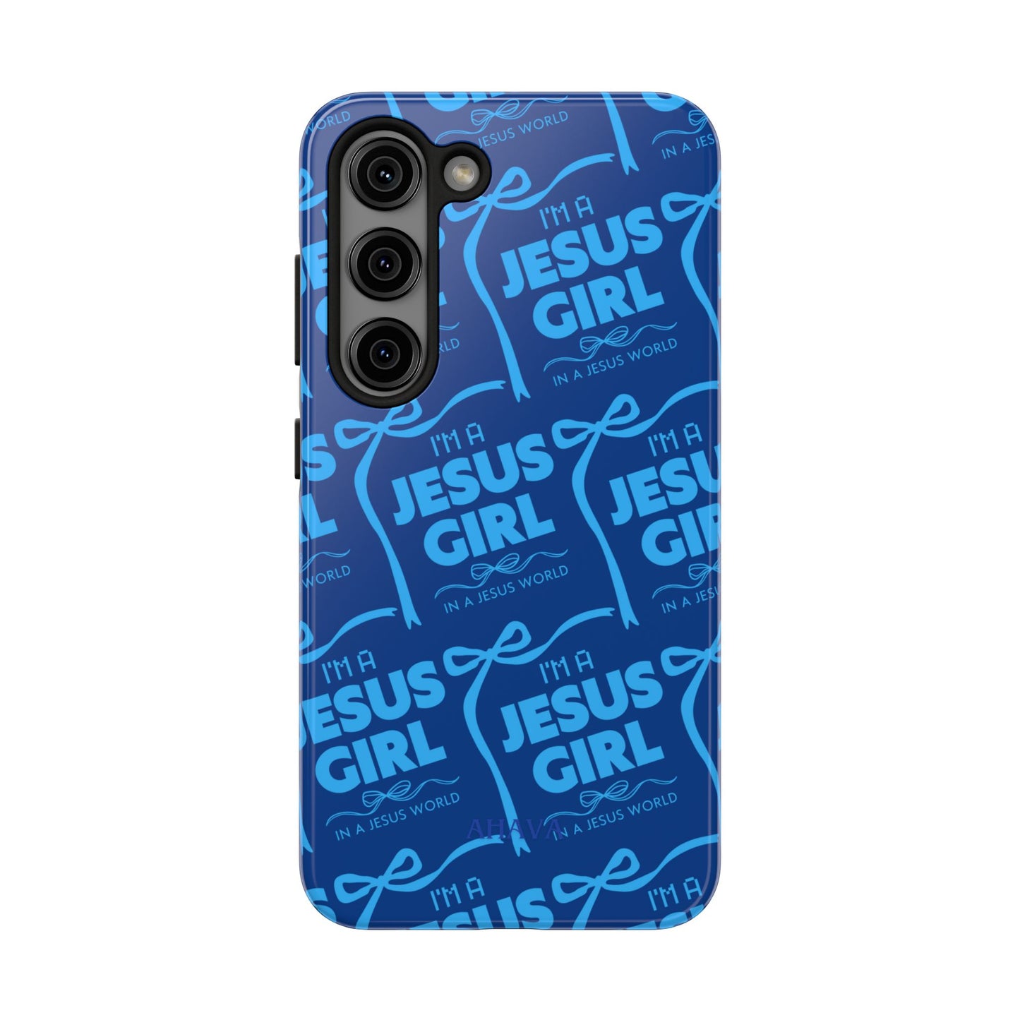 I'm a Jesus Girl Phone Case - Blue