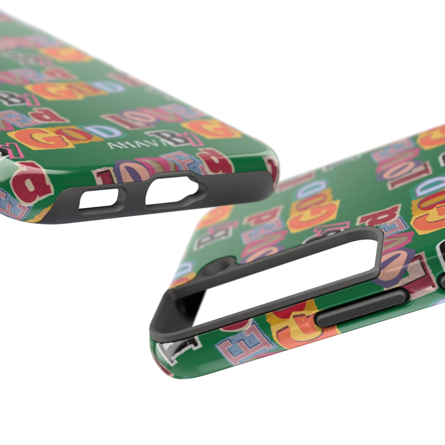 "Loved by God" Green Phone Case