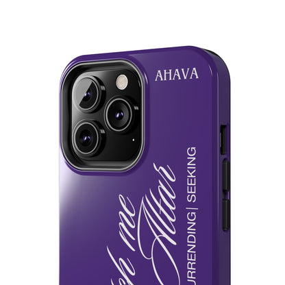 "Catch Me at the Altar" Purple Phone Case