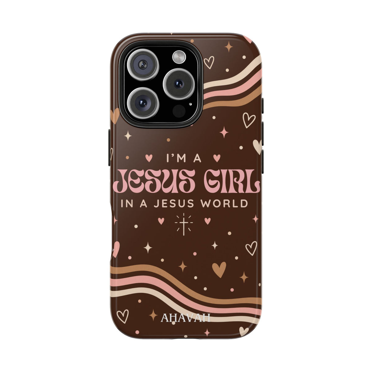 I'm a Jesus Girl Phone Case (Mocha / Brown)