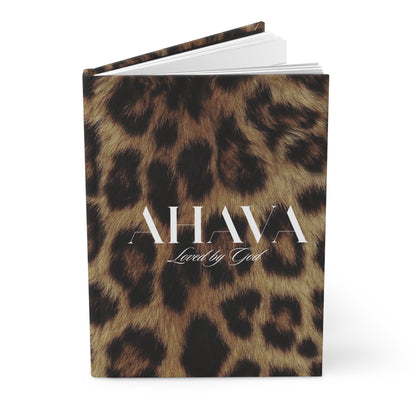 Luxe Leopard AHAVA Hardcover Journal