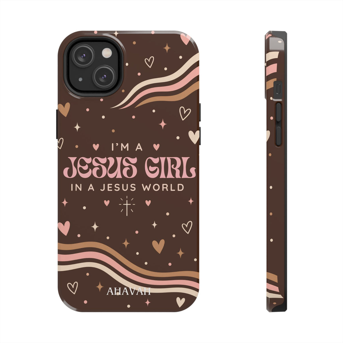 I'm a Jesus Girl Phone Case (Mocha / Brown)