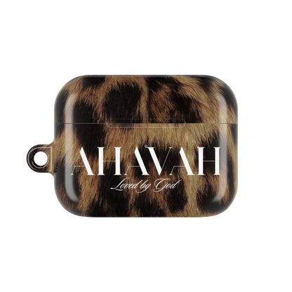 Copy of Personalized : Ahava Leopard Airpod Case