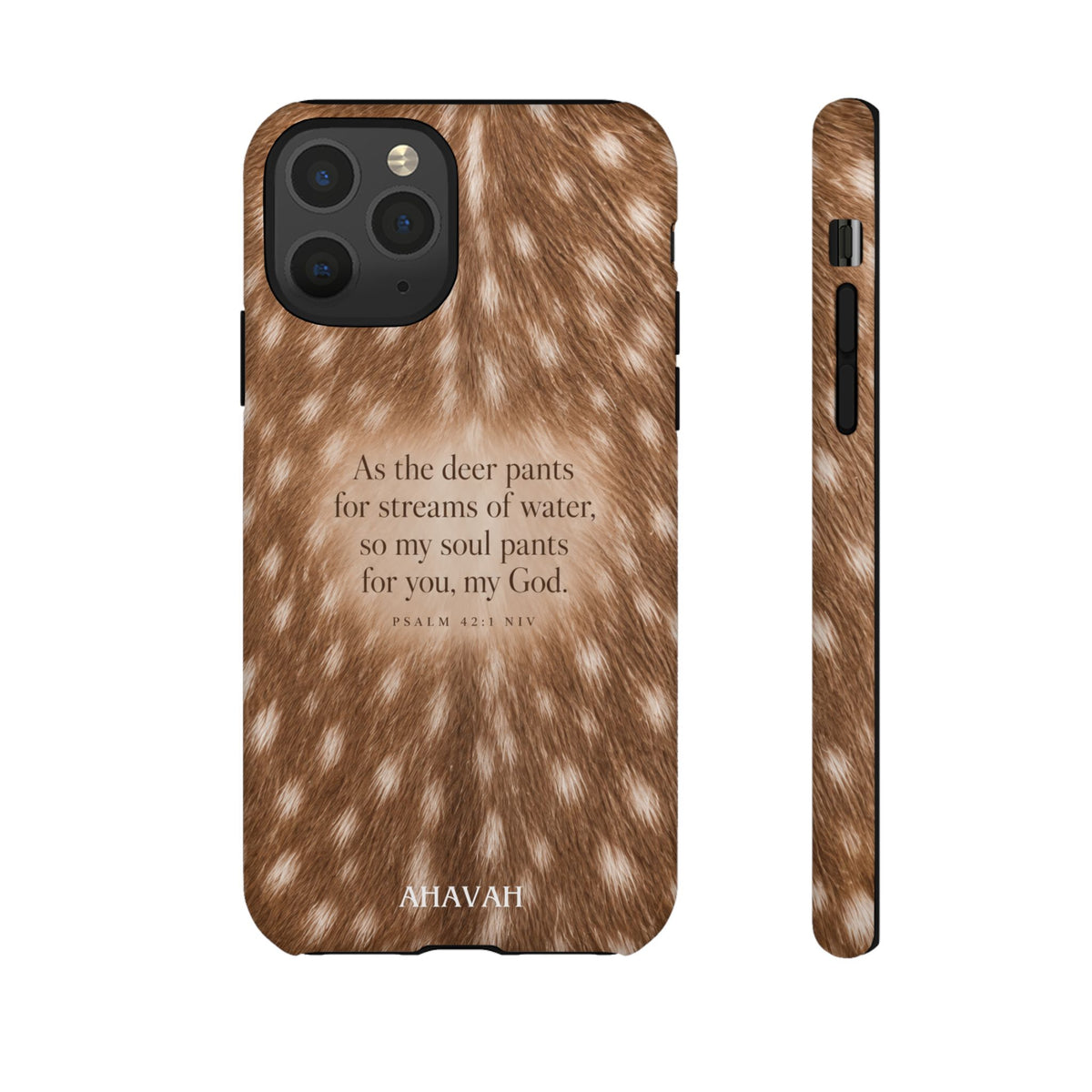 Psalm 42:1 Fawn Print Phone Case