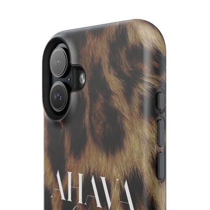 Leopard Print Ahava Phone Case