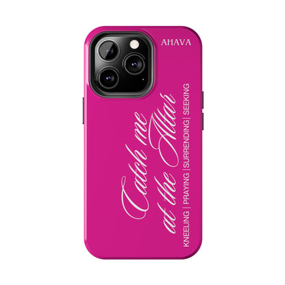"Catch Me at the Altar" Hot Pink Phone Case