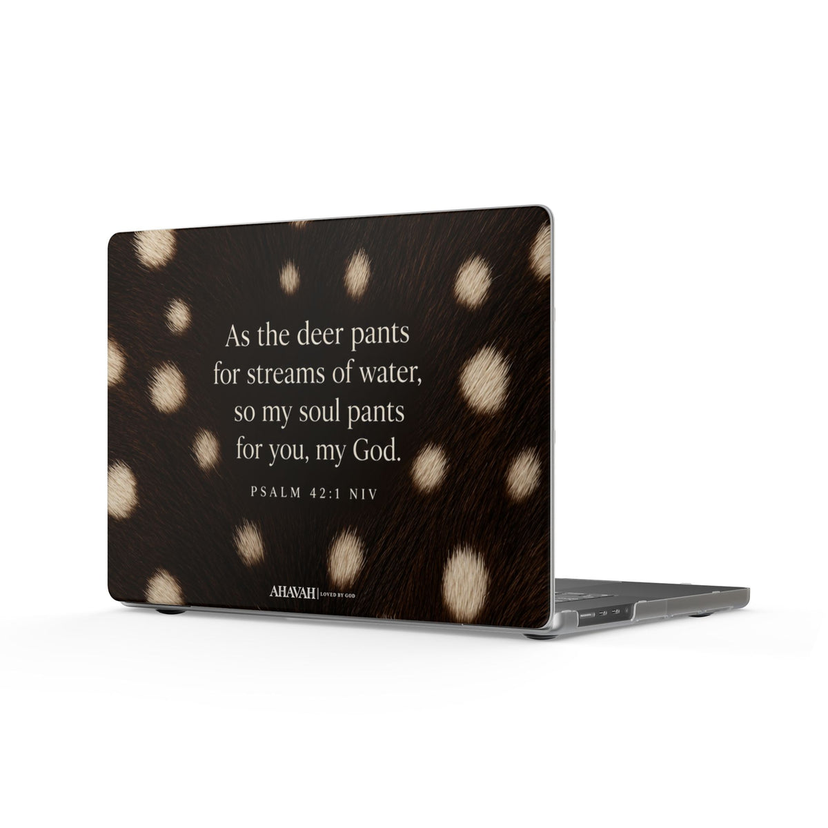 Psalm 42:1 Midnight Fawn MacBook Case | As the Deer Pants