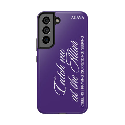 "Catch Me at the Altar" Purple Phone Case