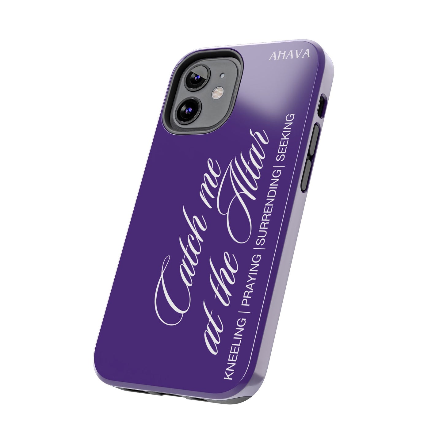 "Catch Me at the Altar" Purple Phone Case
