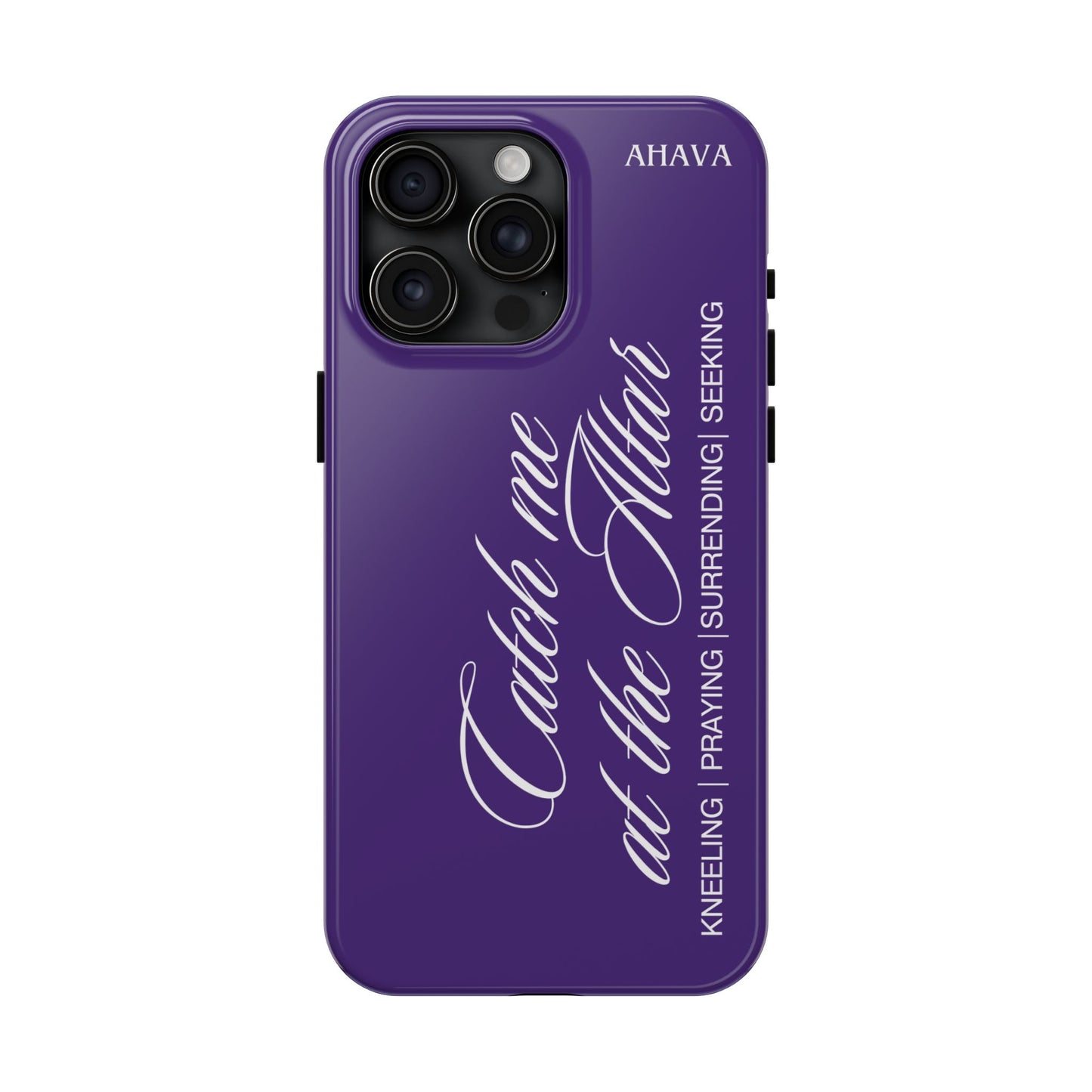 "Catch Me at the Altar" Purple Phone Case