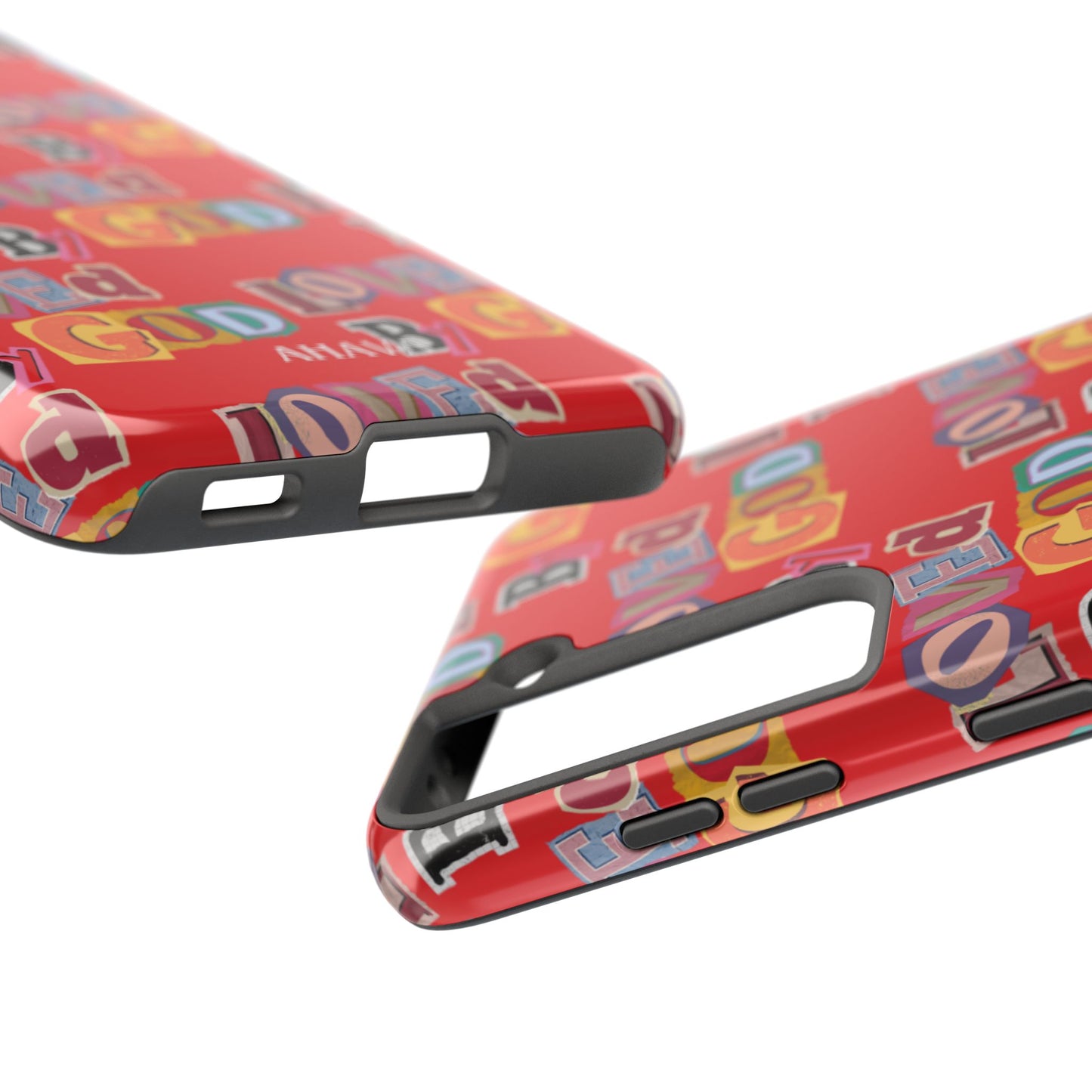 "Loved by God" Red Phone Case