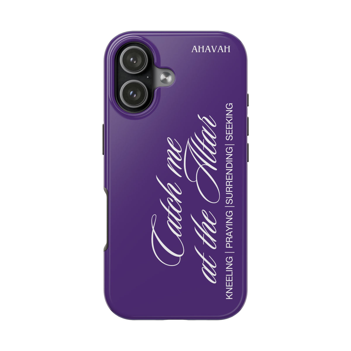 Catch Me at the Altar Phone Case | Royal Violet