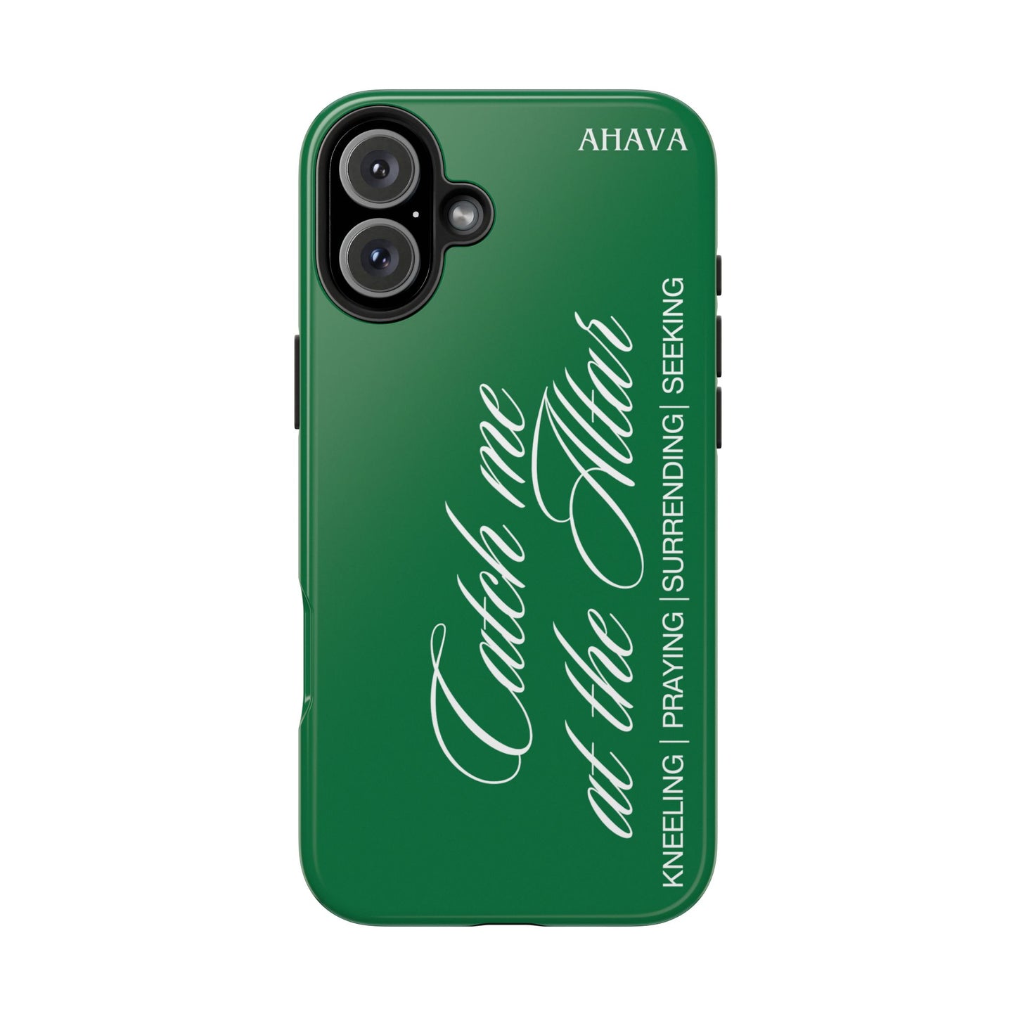 "Catch Me at the Altar" Green Phone Case