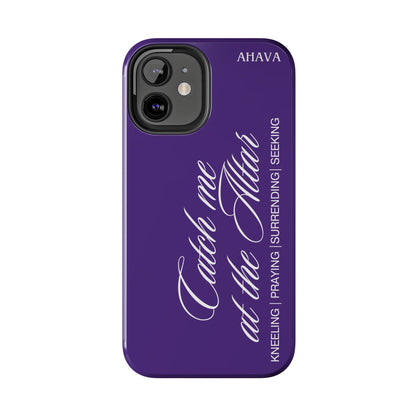 "Catch Me at the Altar" Purple Phone Case