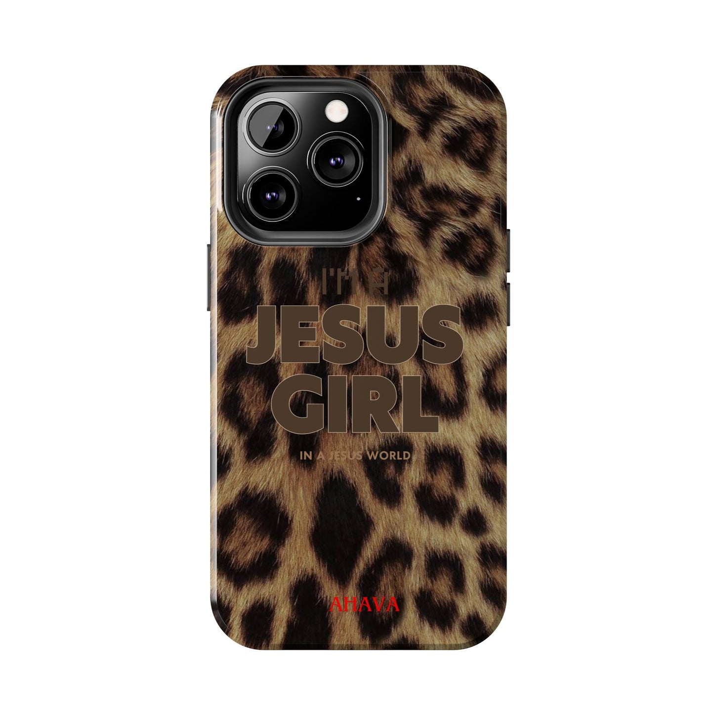 I'm a Jesus Girl Case - Leopard