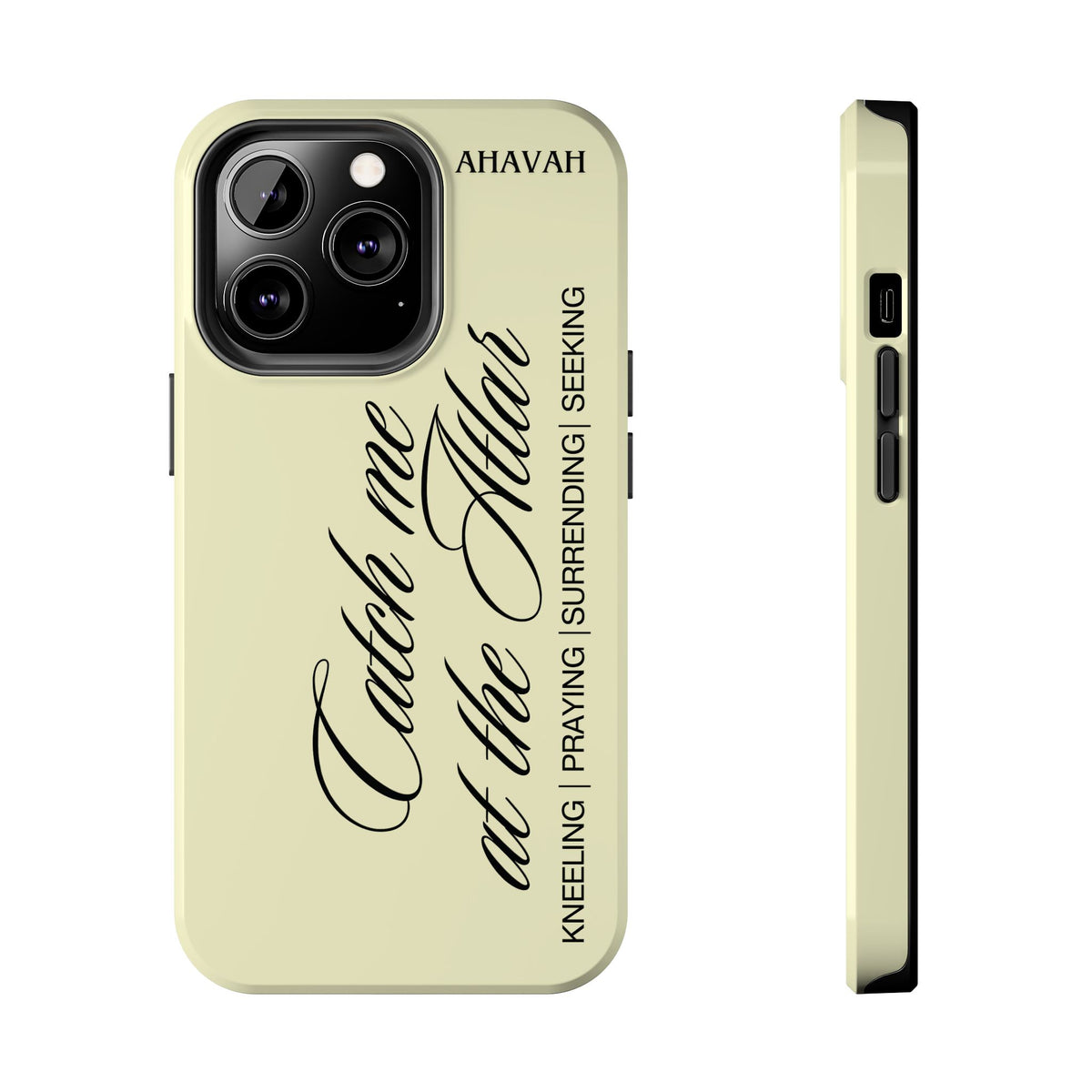 Catch Me at the Altar Phone Case - Lemon Cream