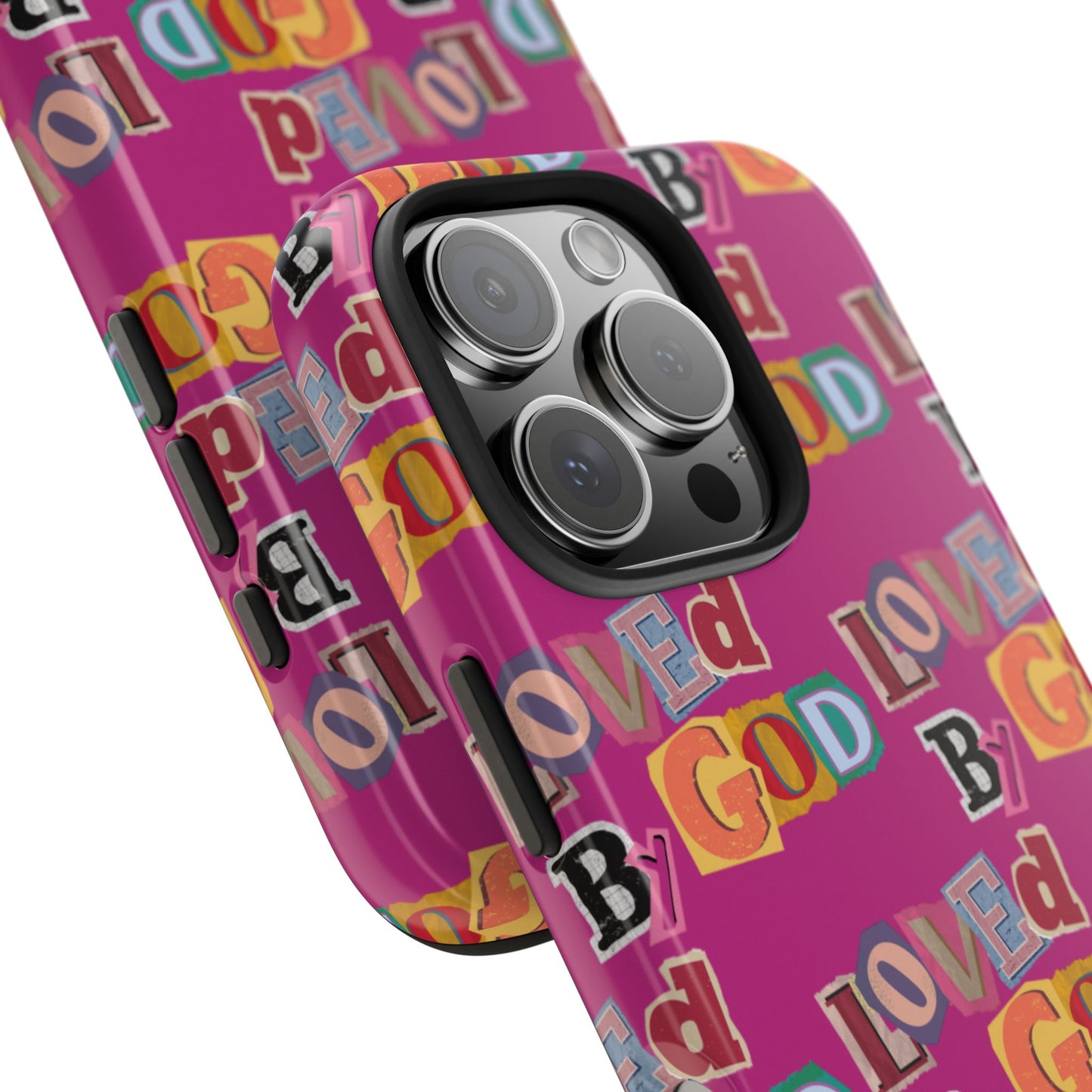 "Loved by God" Pink Phone Case