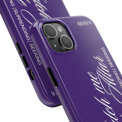 "Catch Me at the Altar" Purple Phone Case