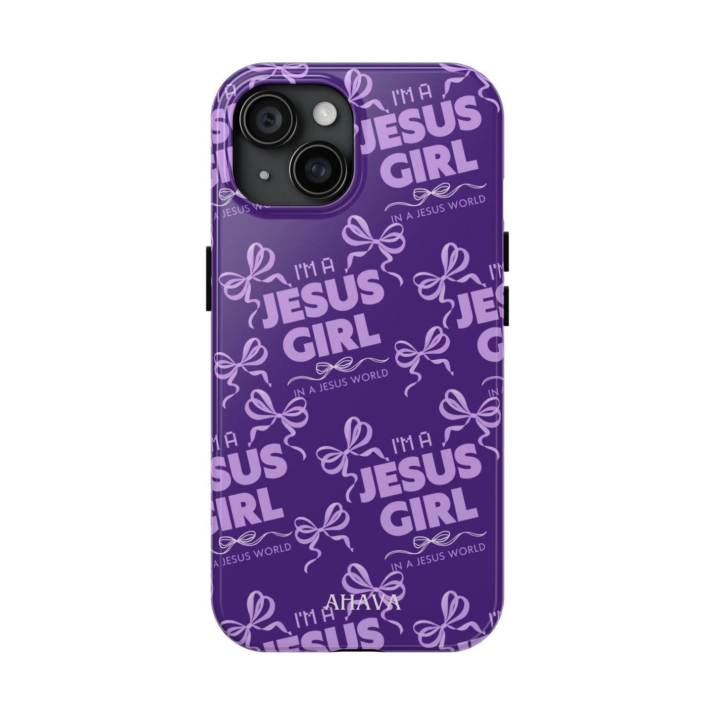 I'm a Jesus Girl Phone Case - Purple