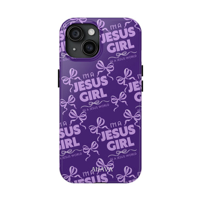I'm a Jesus Girl Phone Case - Purple