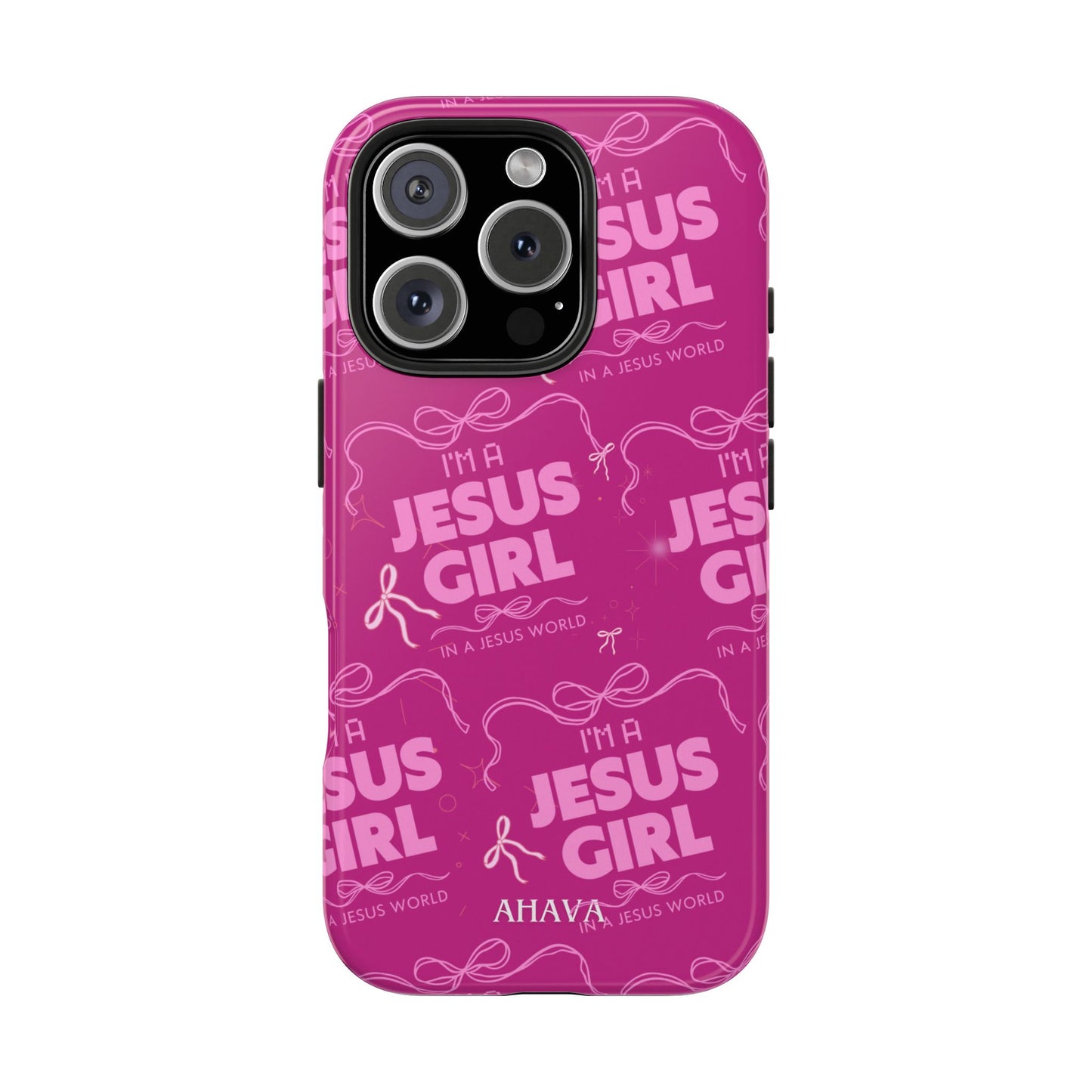 I'm a Jesus Girl Phone Case - Pink