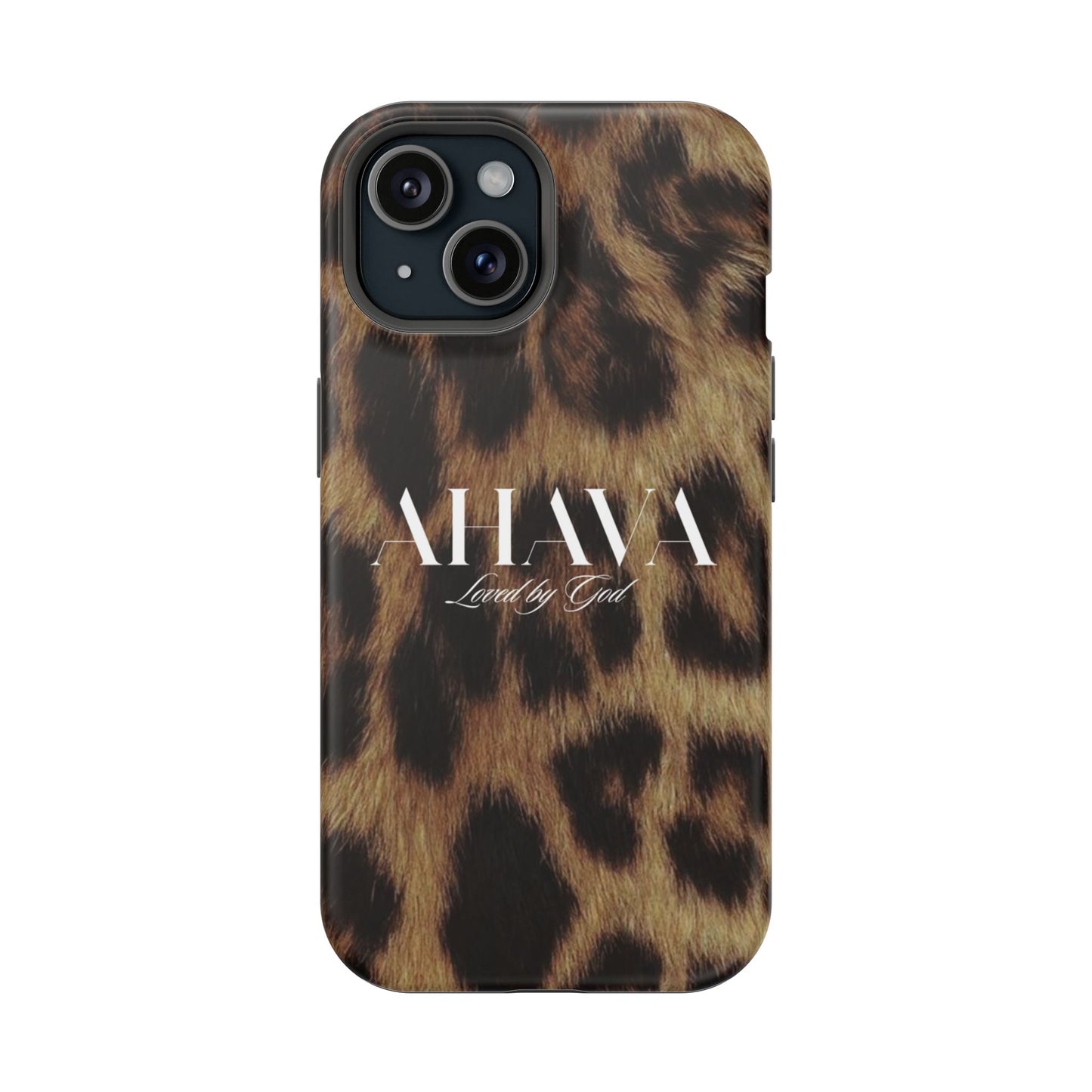 Leopard Print Ahava Phone Case
