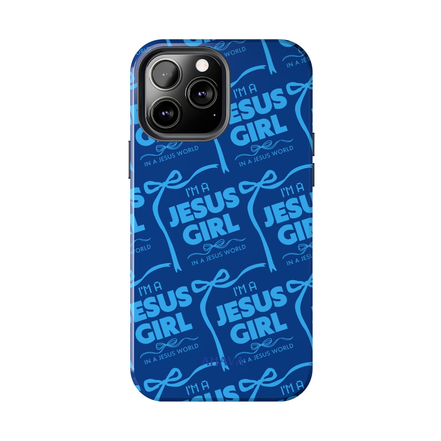 I'm a Jesus Girl Phone Case - Blue
