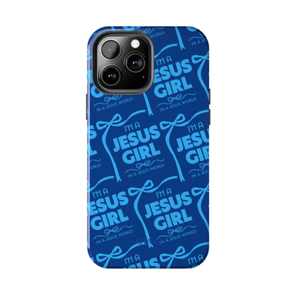 I'm a Jesus Girl Phone Case - Blue