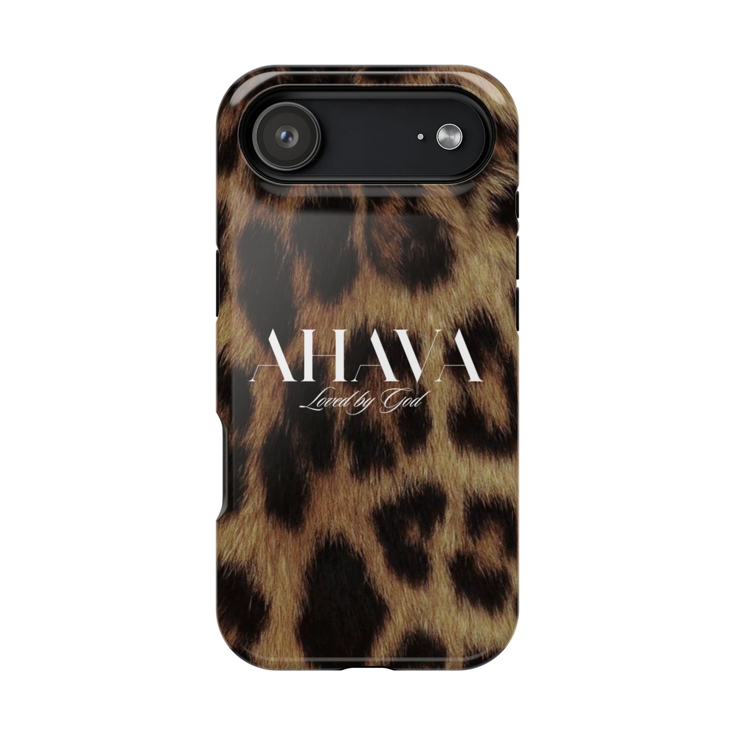 Leopard Print Ahava Phone Case