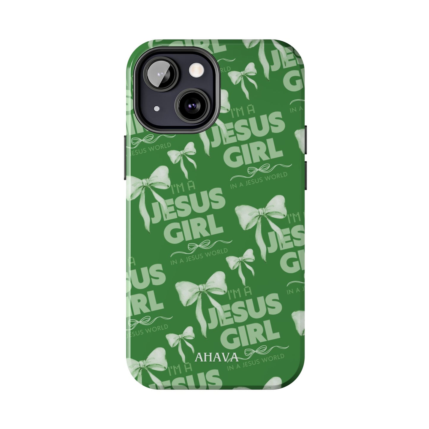 I'm a Jesus Girl Case - Green