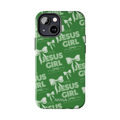 I'm a Jesus Girl Case - Green