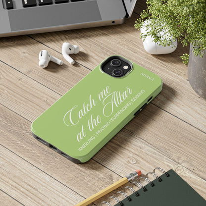 "Catch Me at the Altar" Matcha Tea Phone Case