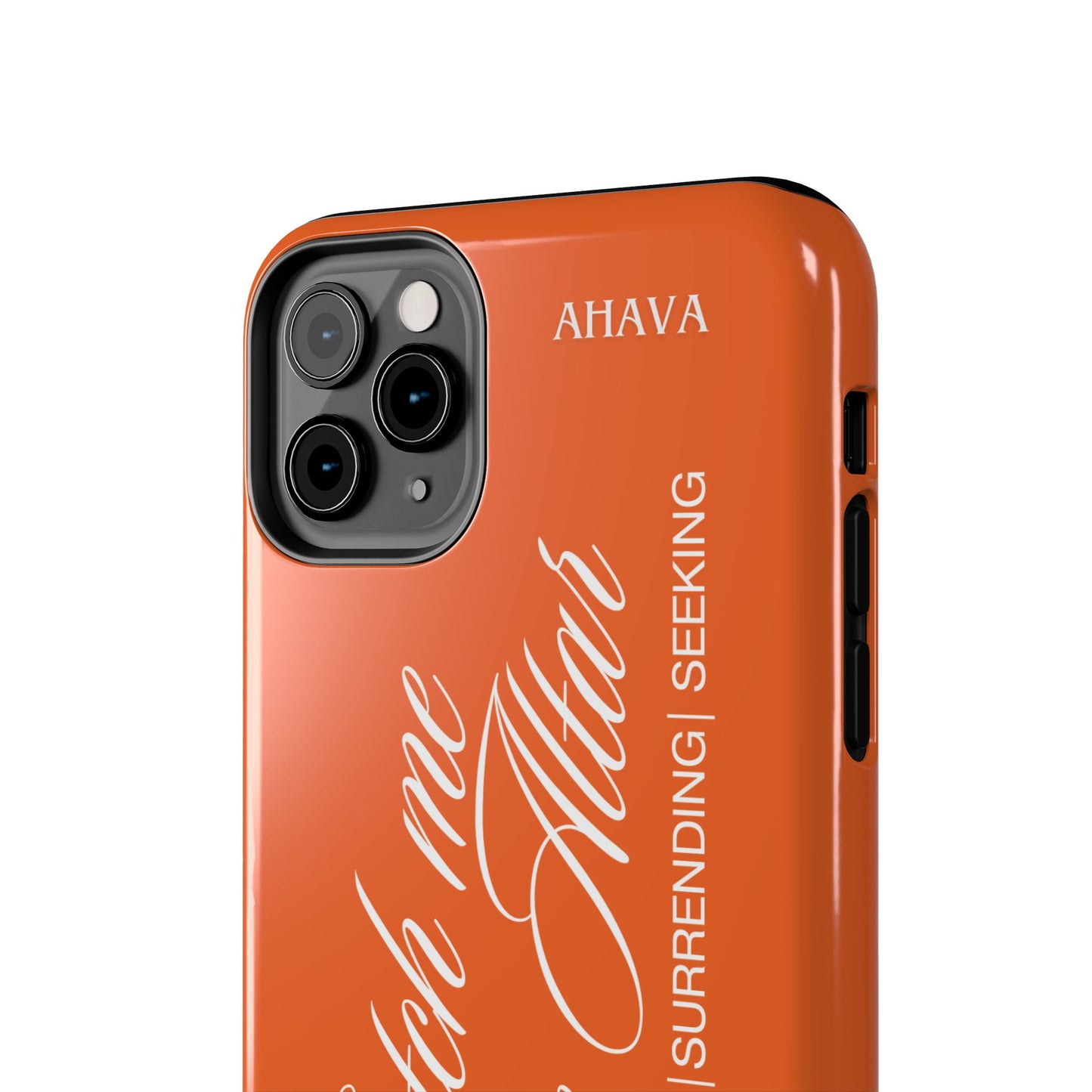 "Catch Me at the Altar" Orange Phone Case