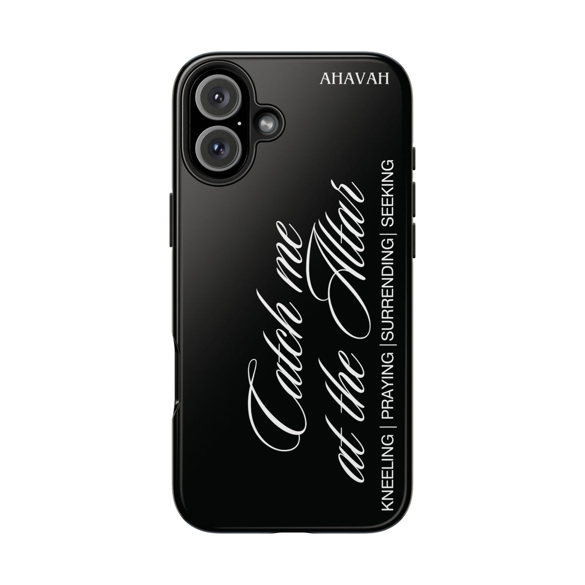 Catch Me at the Altar Black Phone Case
