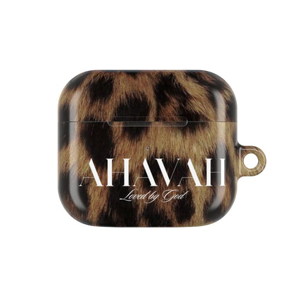 Copy of Personalized : Ahava Leopard Airpod Case