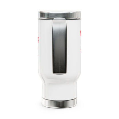 "No Greater Love" Red Travel Mug