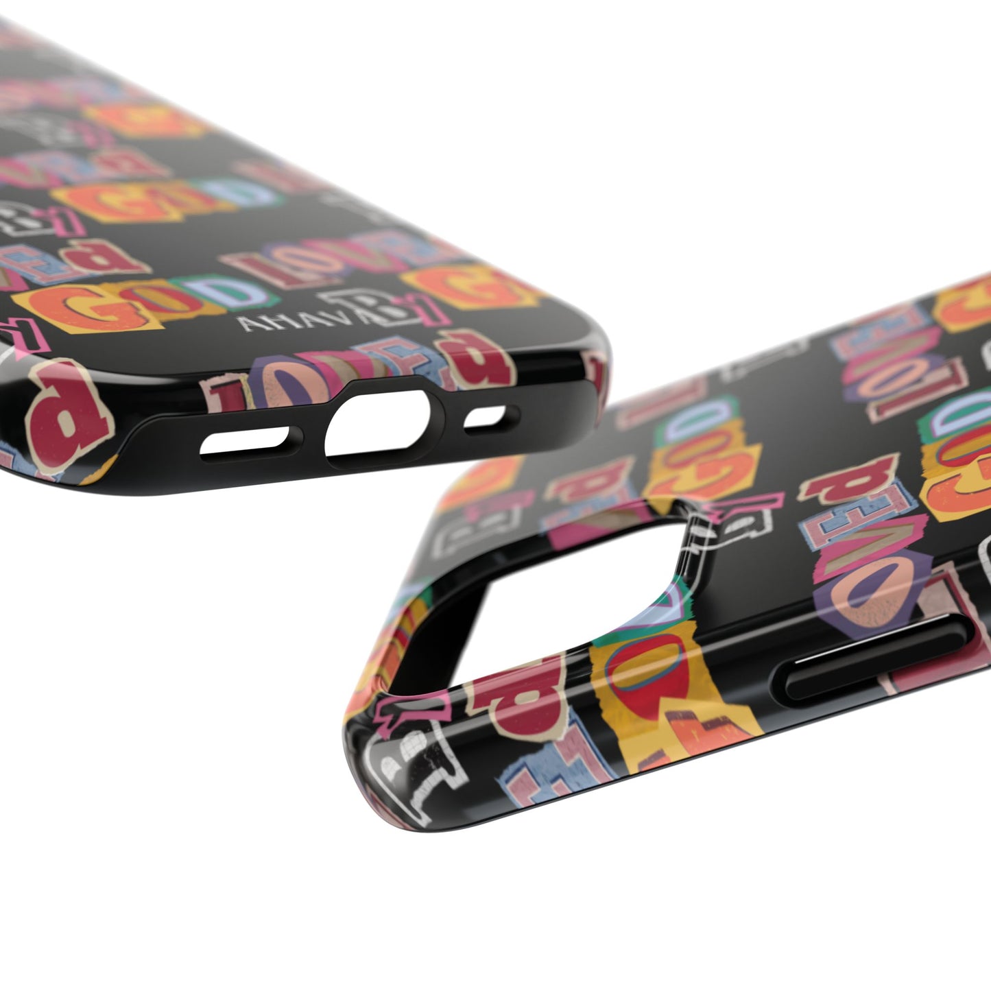 "Loved by God" Black Phone Case