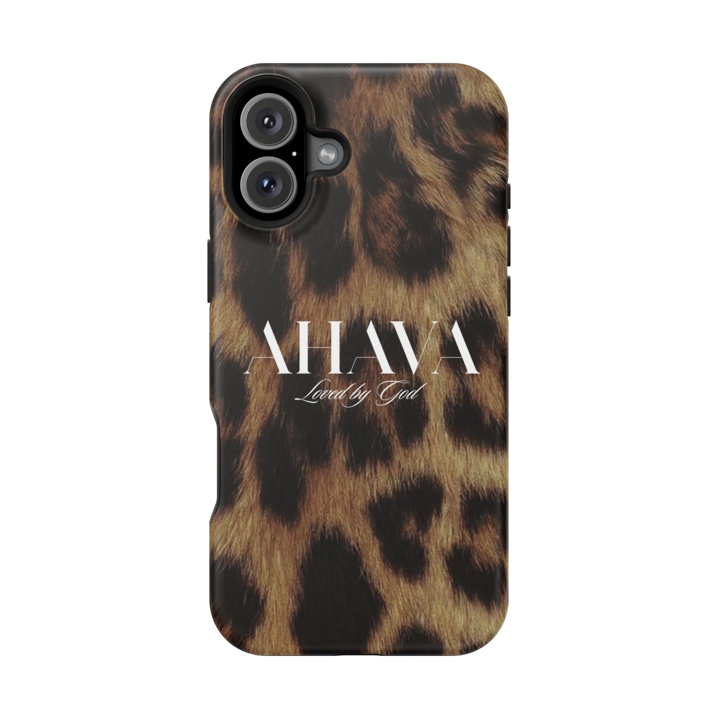 Leopard Print Ahava Phone Case